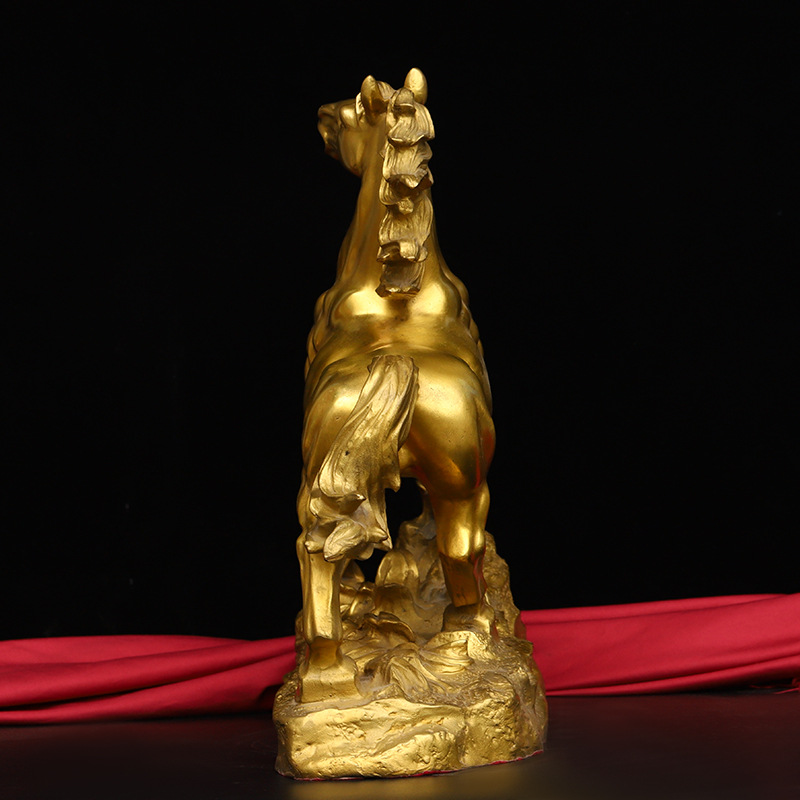 铜马摆件纯铜马到成功生肖马铜奔马大号马家居玄关办公室开业礼品