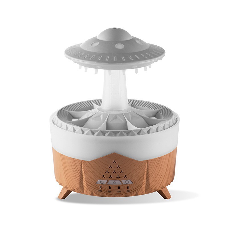 New Cloud Raindrop Humidifier Household Rain Mushroom Rain Aroma Diffuser Colorful Aroma Diffuser Rain Cloud Ufo