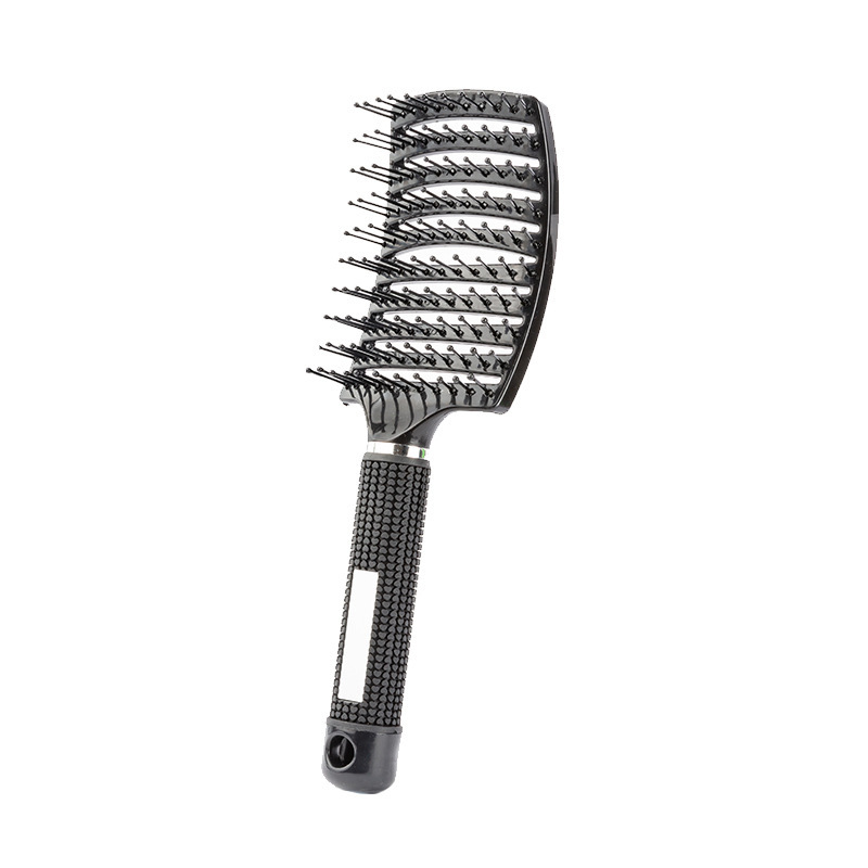 Dangmei Bristle Big Curved Comb Fluffy Shaping Comb Massage Modeling Oil Head Vent Comb Hairdressing Comb Bristle