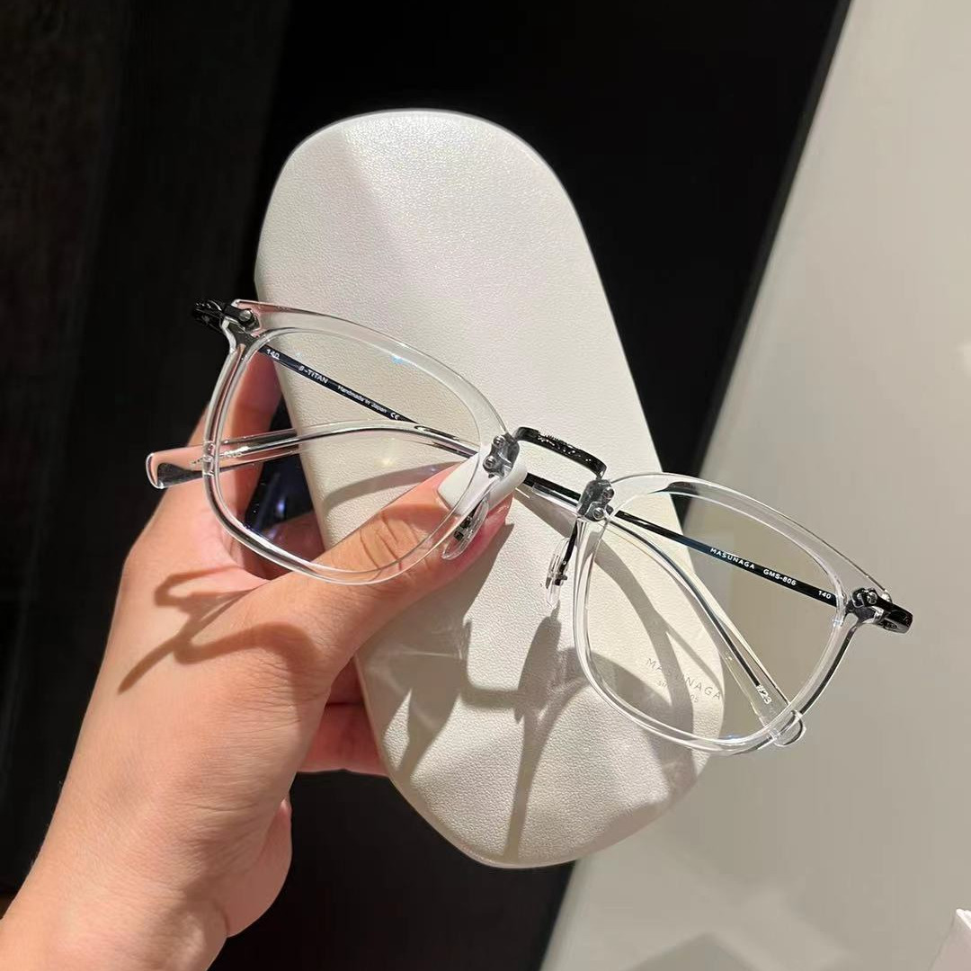2021新款眼镜架日系手造眼镜框gms806s简约经典款可配近视防蓝光