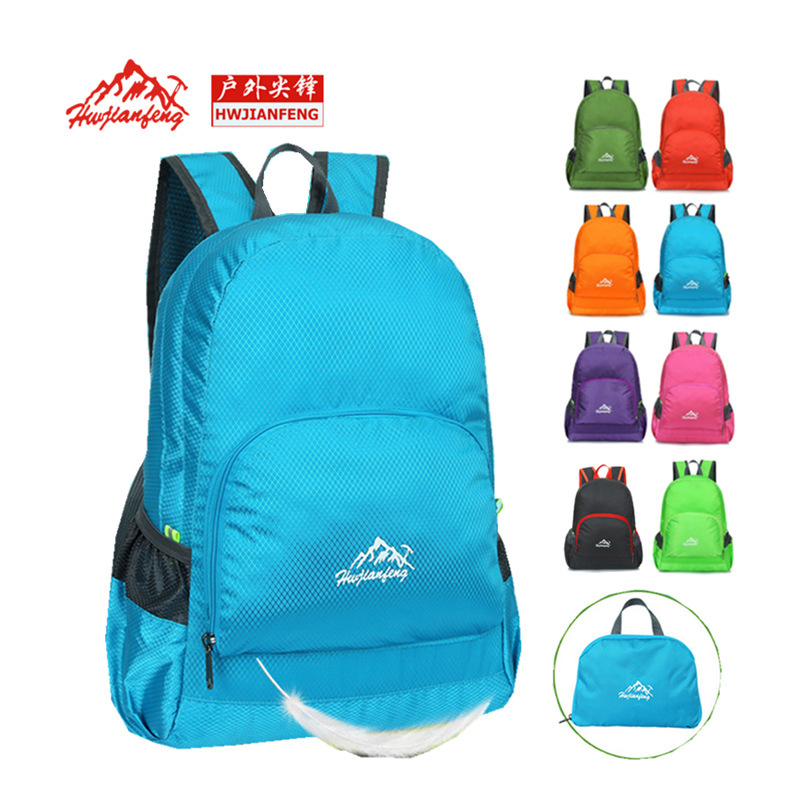 Cross-Border Hot Outdoor Folding Backpack Ultralight Waterproof Folding Bag Travel Lightweight Storage Folding Backpack