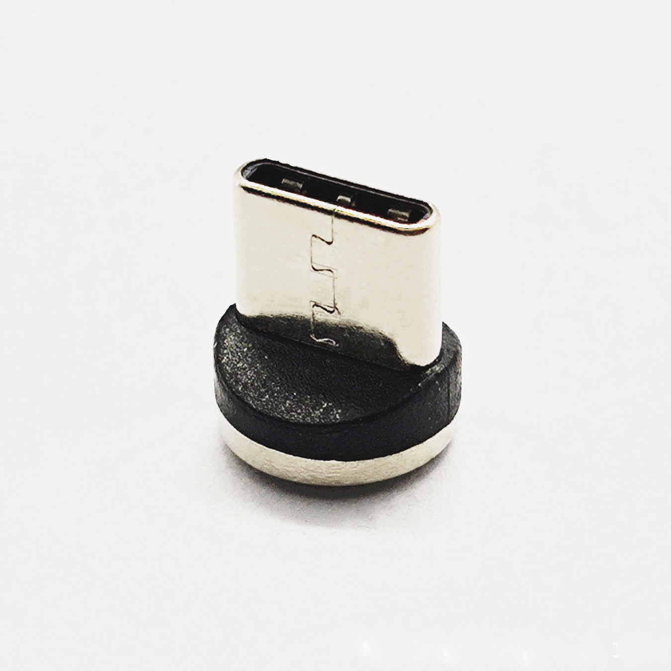 强磁吸圆形typec磁吸头单头带数据功能自吸磁吸数据线专用插头