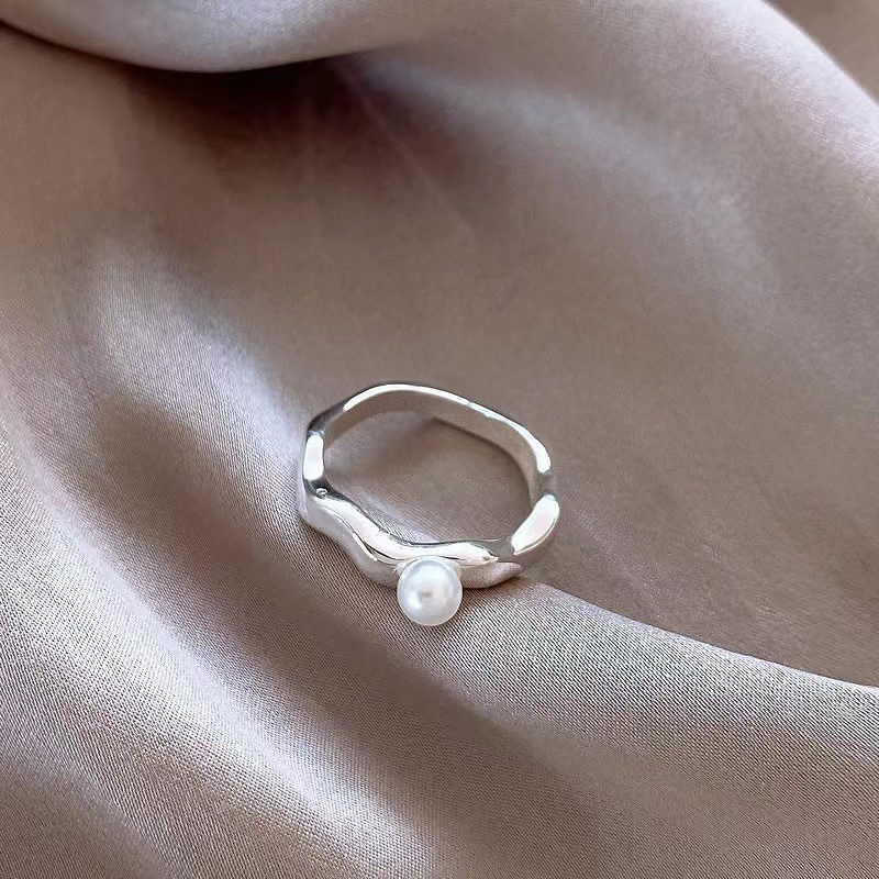Retro Minority Design High-Grade Open Ring Female Ins Trendy Cold Ring Simple Graceful Little Finger Ring Wholesale