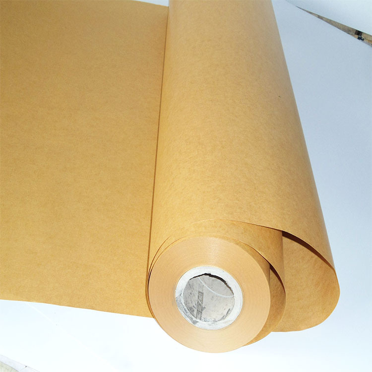 厂家批发直供130g黄色进口鸡皮纸条纹纸包装纸卷筒平板可分切