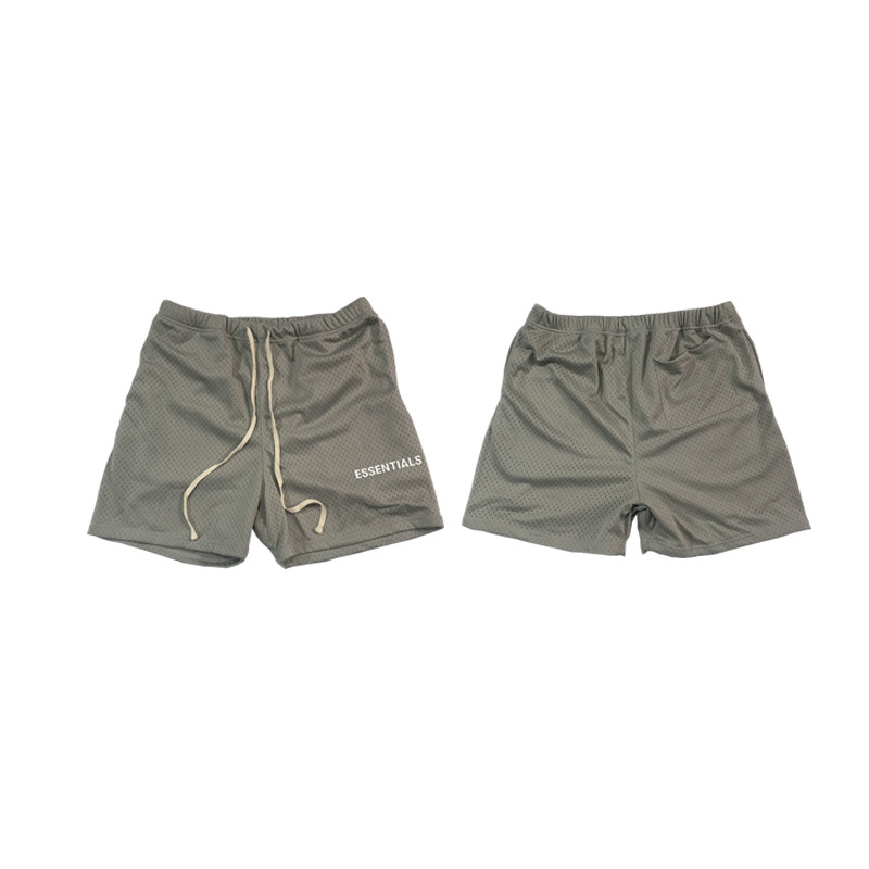 fog网眼短裤fearofgod休闲运动裤essentials字母双层嘻哈男女潮