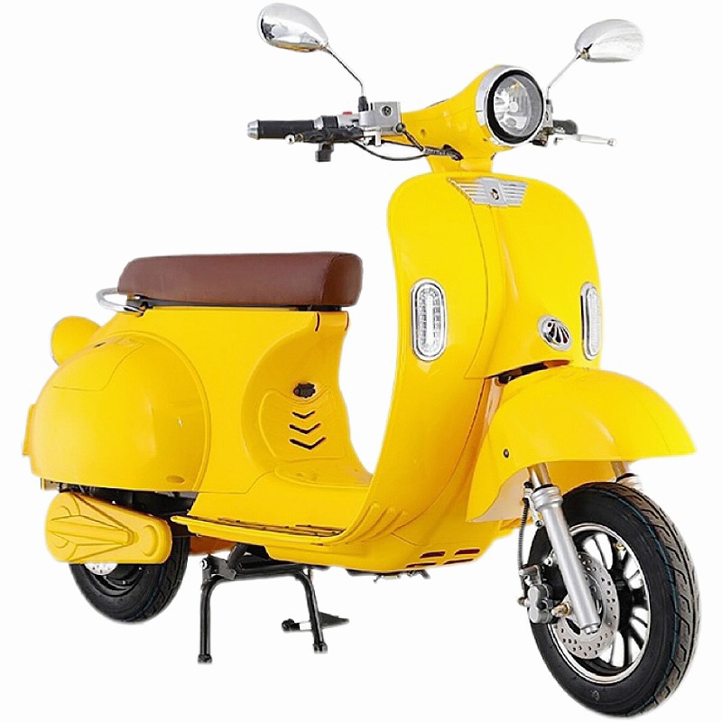 新款罗马假日电动车复古电瓶车72v高颜值女士代步踏板车摩托车