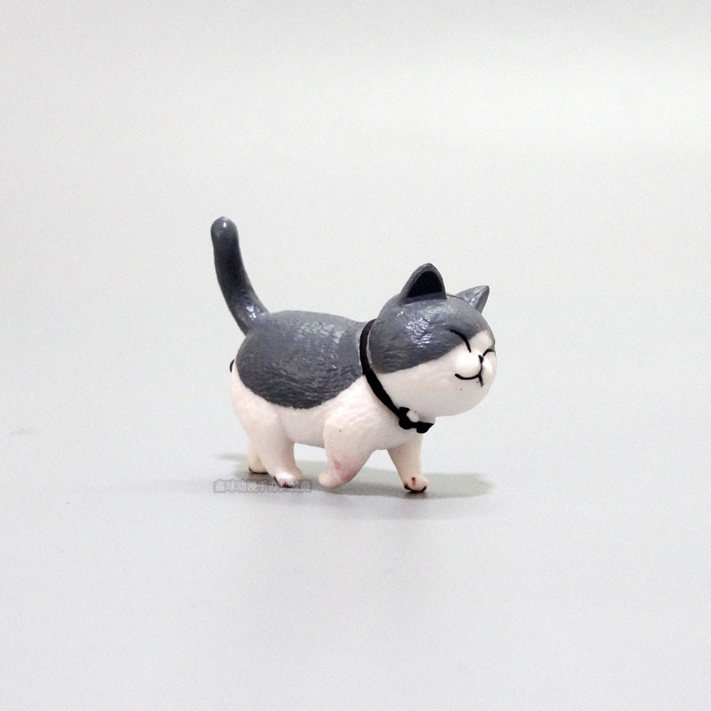 动漫卡通仿真猫咪手办公仔9款小猫咪车载可爱摆件 51节日小猫咪