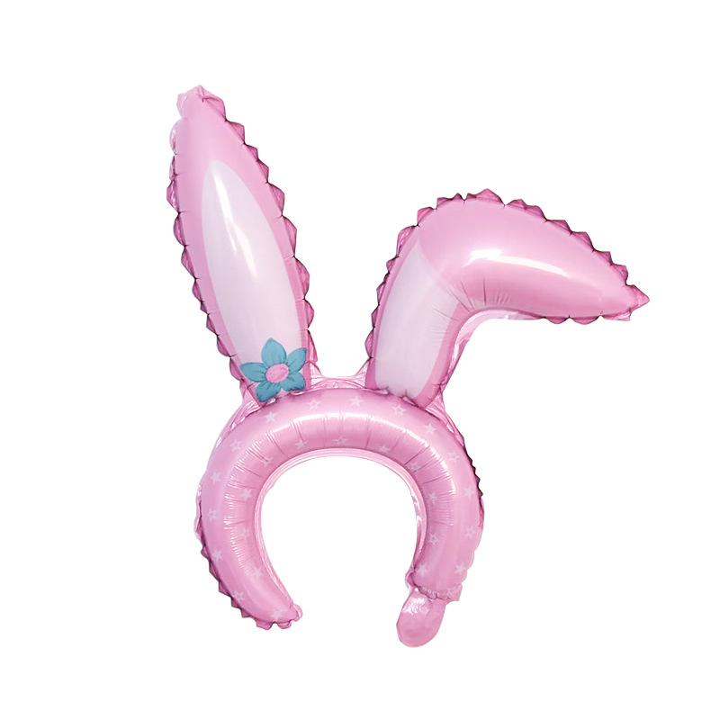 Cute Rabbit Chinese Style Balloon National Fashion Beijing Opera Element Park Stall Aluminum Film Toy Balloon Birthday Decoration