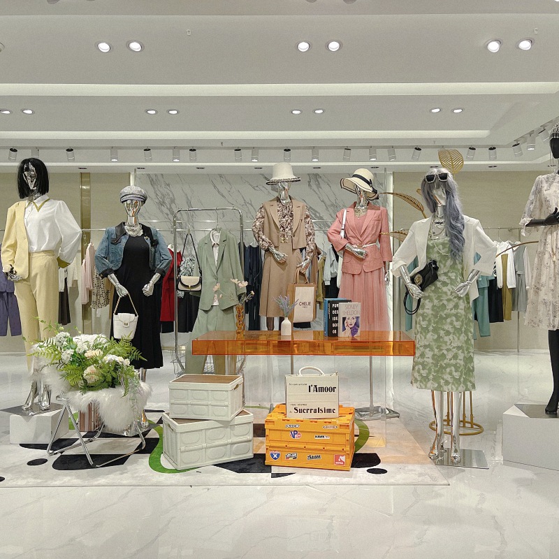 杭州一线品牌珂雯娜秋装专柜断码女装一手货源品牌女装直播间批发