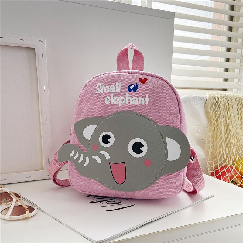 1-5 Years Old Children's Canvas Backpack Student School Bag