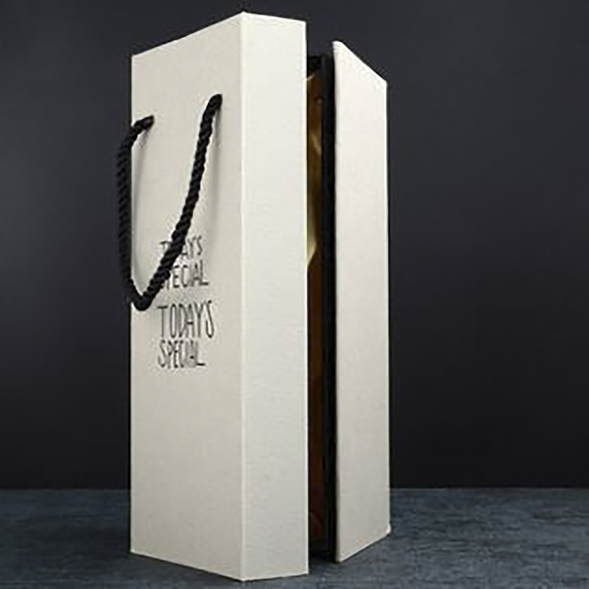 新款单只红酒杯礼盒包装盒葡萄酒保温杯礼品盒红色手提式礼盒定制