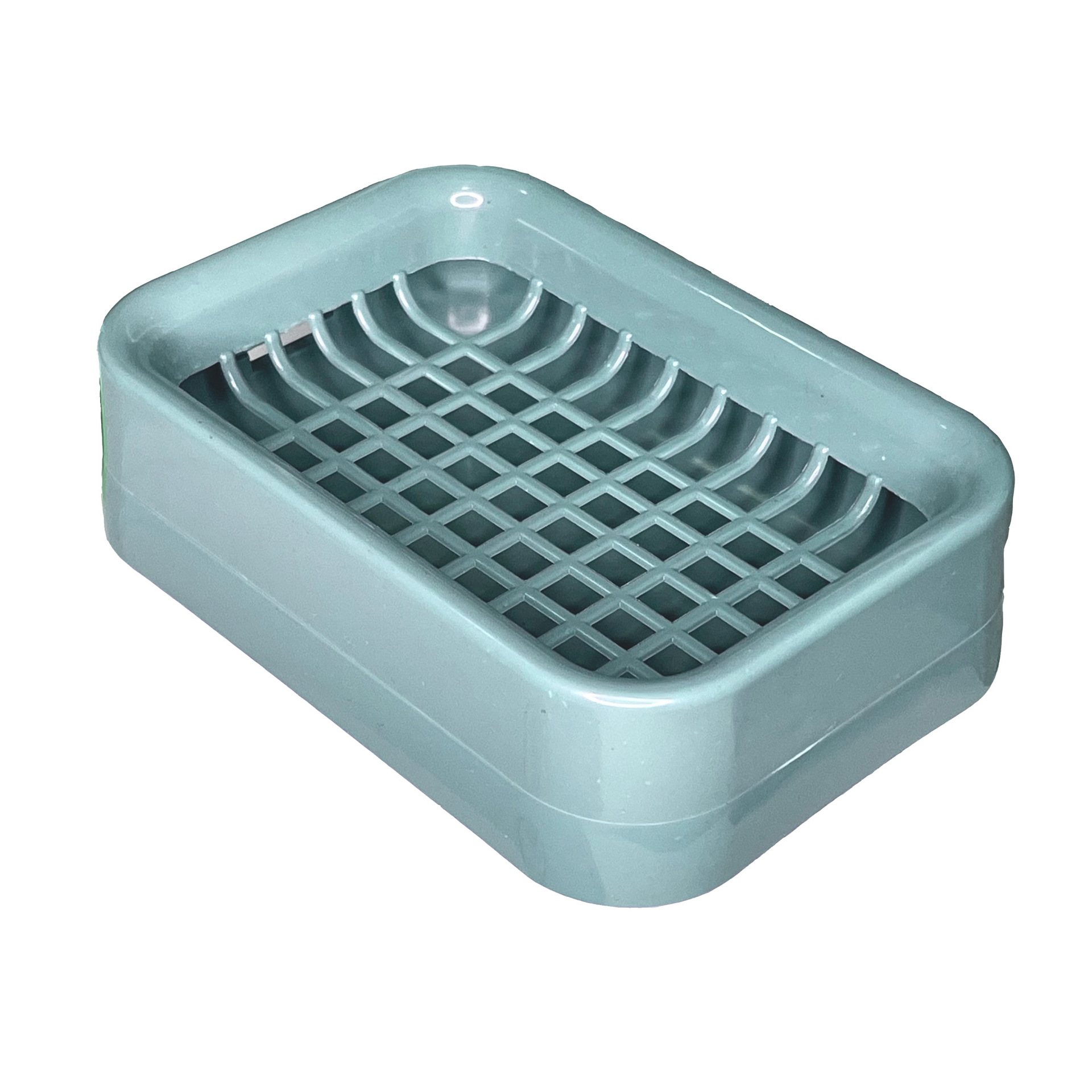 Grid Soap Box Bathroom Double Layer Drain Soap Box Water-Free Plastic Soap Box Wholesale Soap Dish Soap Holder