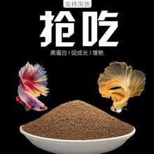 鱼食通用鱼饲料观赏鱼孔雀鱼专用饲料鱼粮热带鱼颗粒小粒斗鱼小型