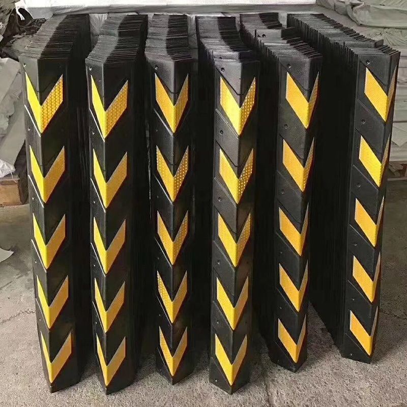 橡胶直角护角地下车库防撞护条停车场墙角反光警示