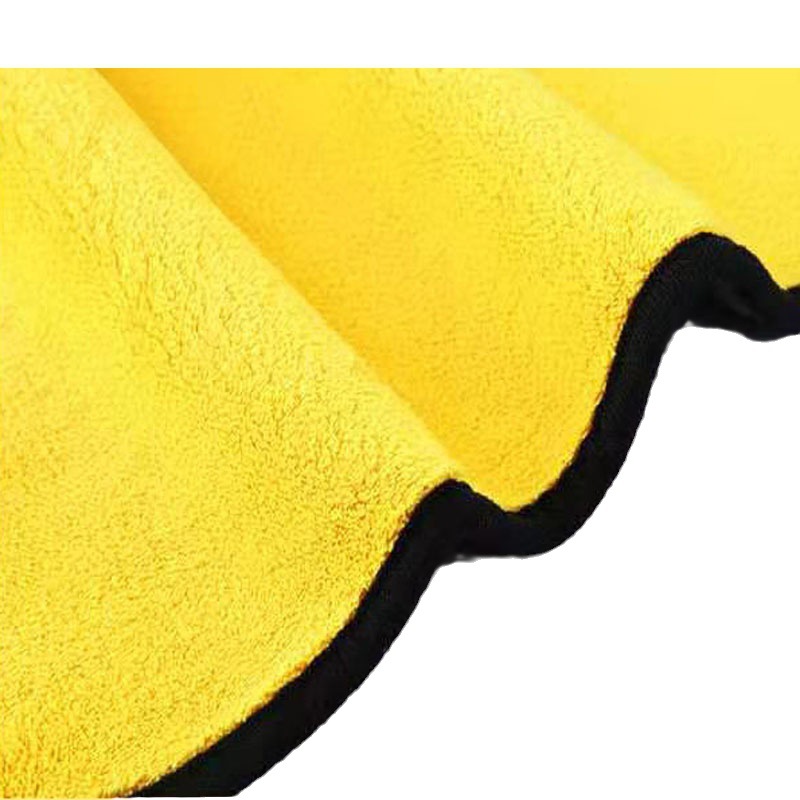 Double-Sided Coral Fleece Car Towel Coral Fleece Car Wash Rag Two-Color Car Wash Towel Thickening Wholesale