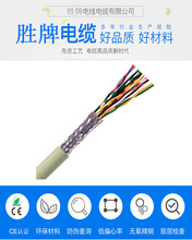 欧标工业电缆LIHCH 0.25MM 3C 多芯LSZH 无卤屏蔽数据线柔性线缆