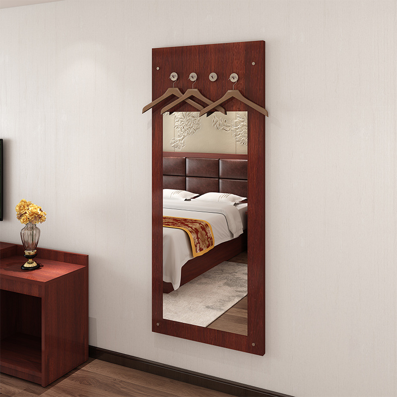 酒店标间全套家具宾馆挂衣板公寓民宿挂衣镜套房衣架子旅馆宿舍