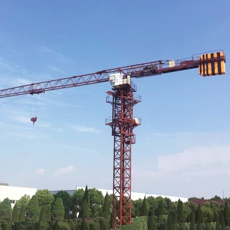 qtp160塔式起重机 南京厂家绿野平头塔吊 7015塔机 建设施工起重