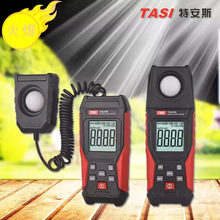 TASI特安斯分体式数字照度计数值锁定TA630AB灯光强度测量仪器