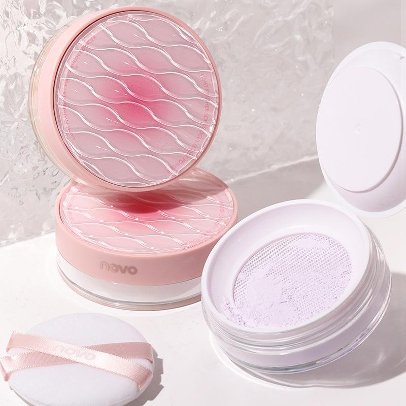 彩妆novo新款散粉定妆小众品牌平价学生女修容高光粉蜜粉气垫