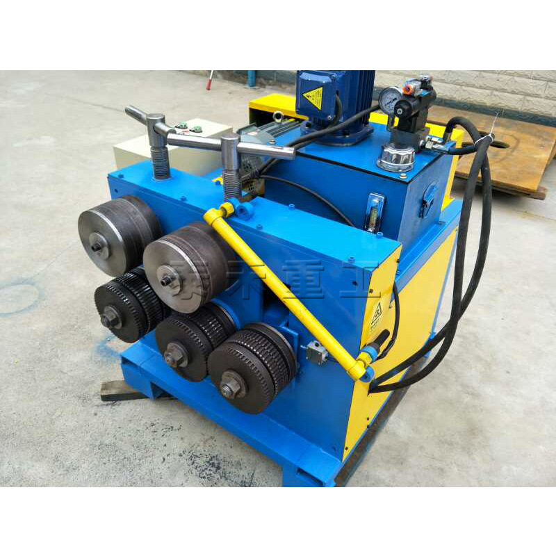 方管圆管盘圆机角钢卷法兰机角铁槽钢卷圆机 多用途型材弯曲设备