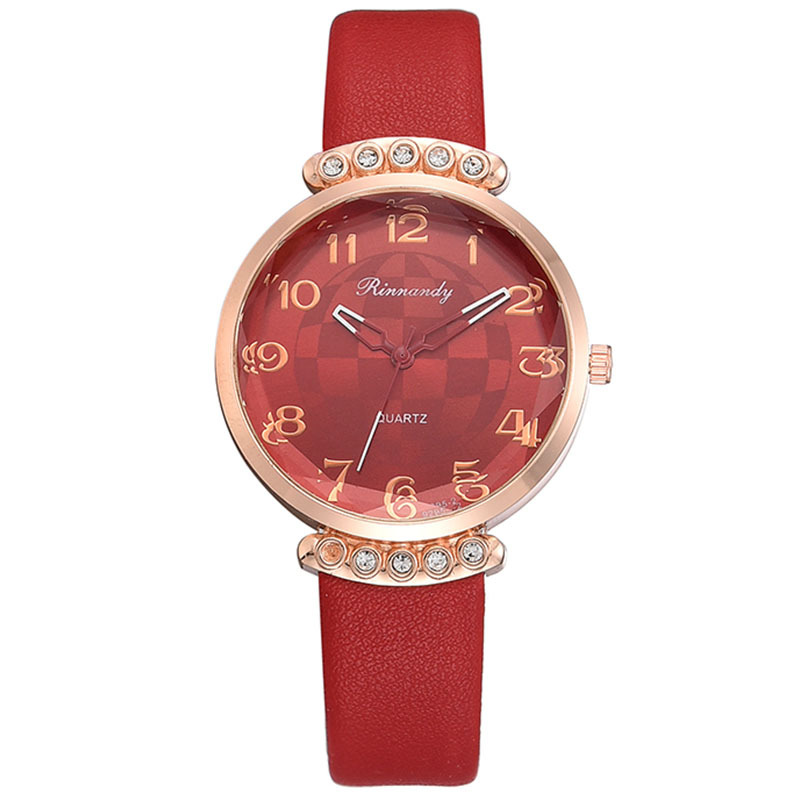 2023 New Women's Belt Quartz Digital Watch Fashion Diamond Student Belt Diamond Wrist Watch in Stock Wholesale