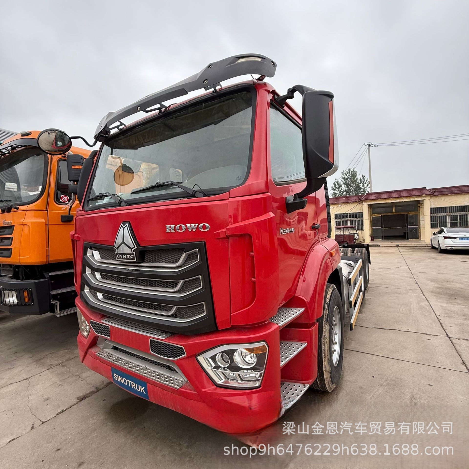 10轮12轮油罐车重汽豪翰 440马力 NX 牵引车  陕汽 重汽出口二手