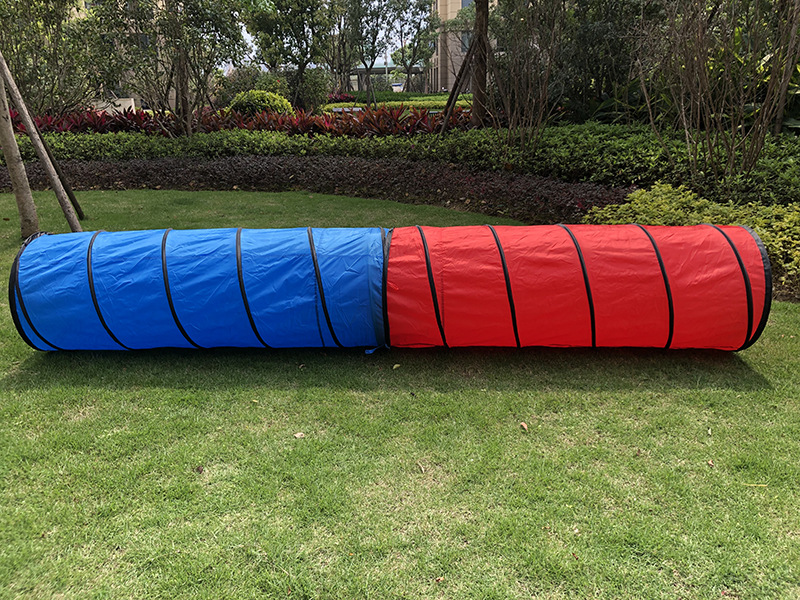 隧洞运动爬行筒儿童隧道钻爬筒折叠室内器材彩虹隧道钻洞教具游乐