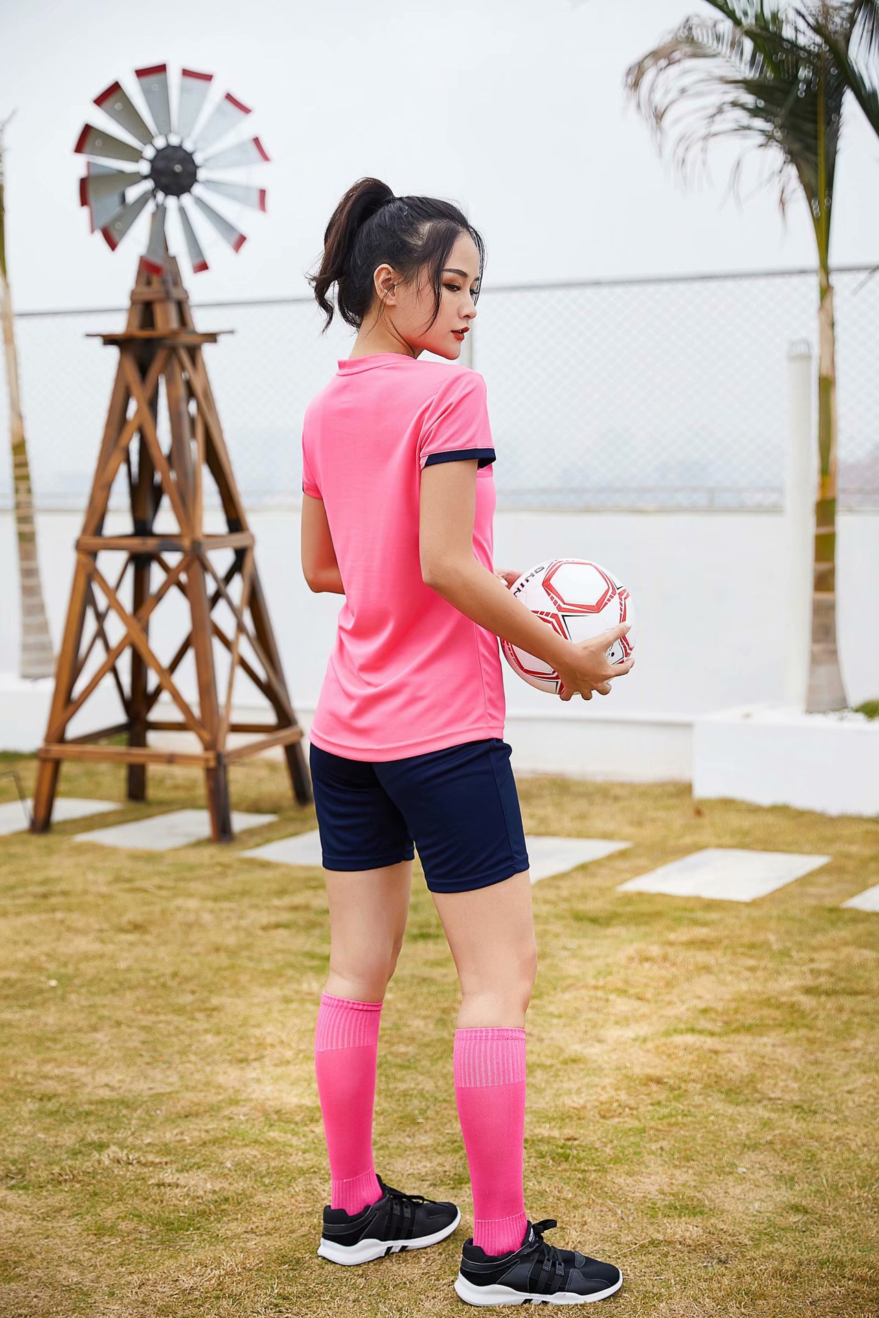 女装足球服女子足球比赛球衣学生运动跑步休闲服校服