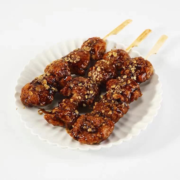 黑糖花生唐扬串500g/5串 冲绳风情日式鸡肉串 冷冻熟制微波即食