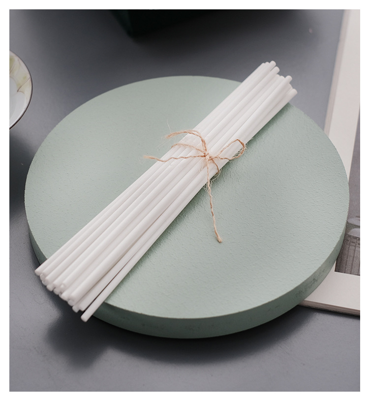 厂家批发香薰棒白色纤维棒散香香水配件精油挥发棒无火藤条扩香棒