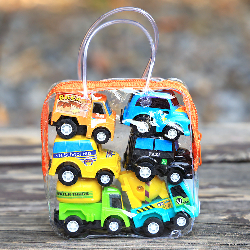 儿童小汽车玩具车男孩2岁3岁宝宝回力车迷你仿真赛车模型袋装特价