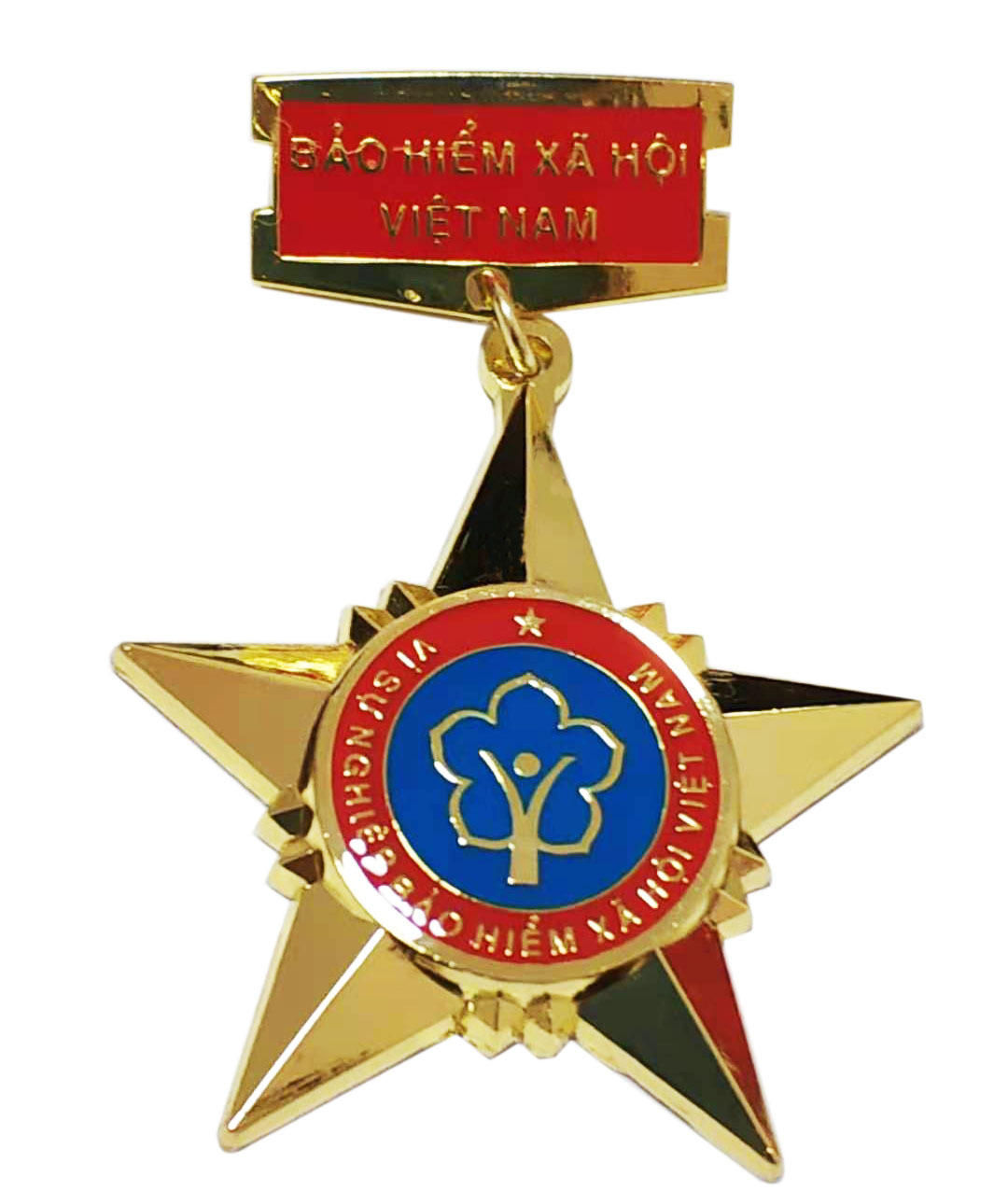 越南五角星 军徽 上下片五角星吊饰 八一五角星奖章五角荣誉奖章