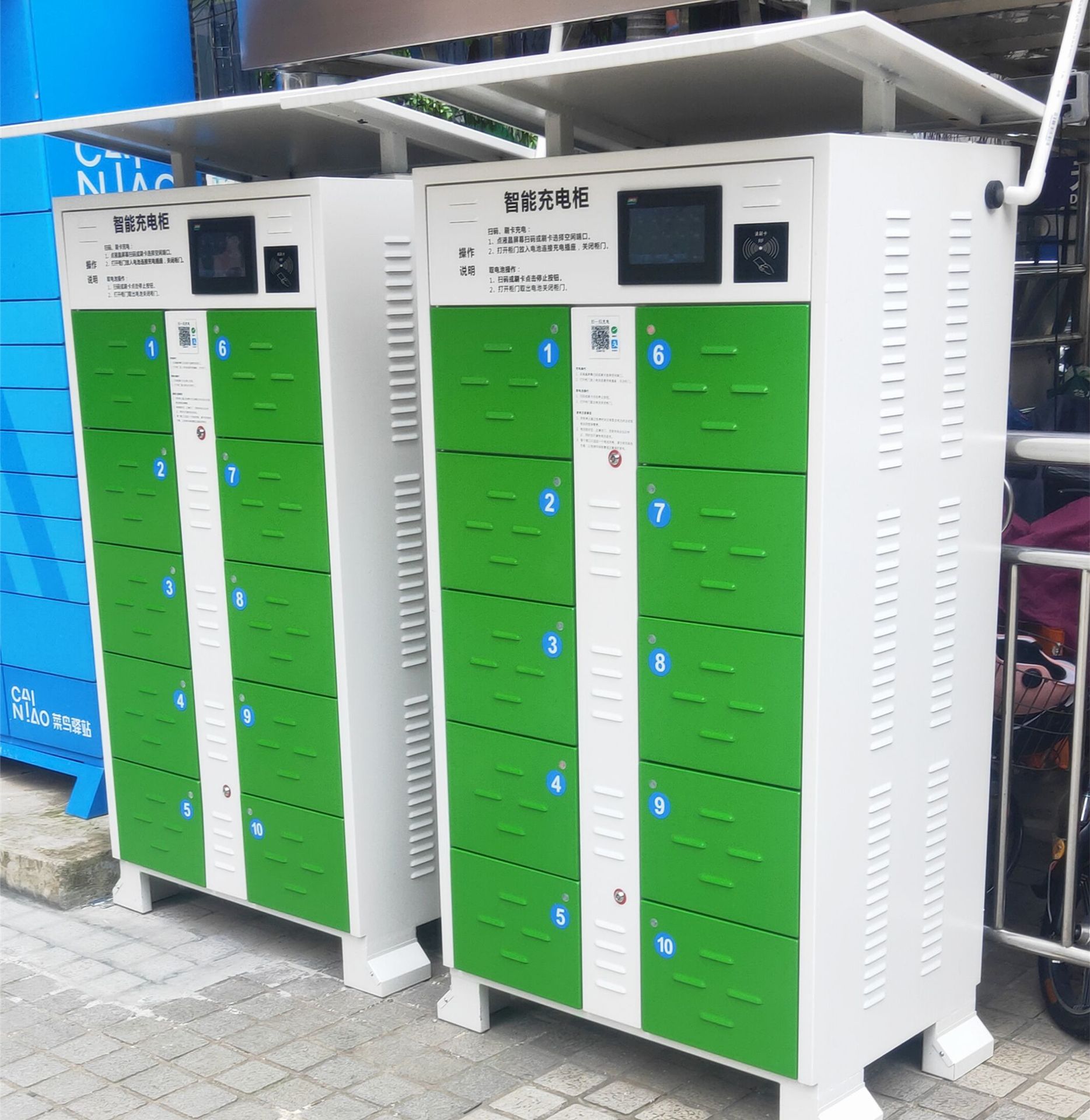小区户外商场电单车共享扫码充电桩方案20路电动车充电柜源头厂家