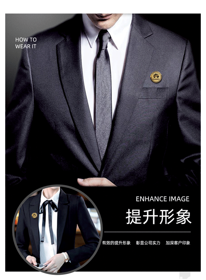 现货黄铜工牌胸牌徽章公司员工工作牌材料批发纯铜高温封釉防氧化