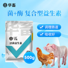 华畜活菌益生素兽用猪牛羊鸡鸭鹅健胃促长减少氨气益生菌调理肠道