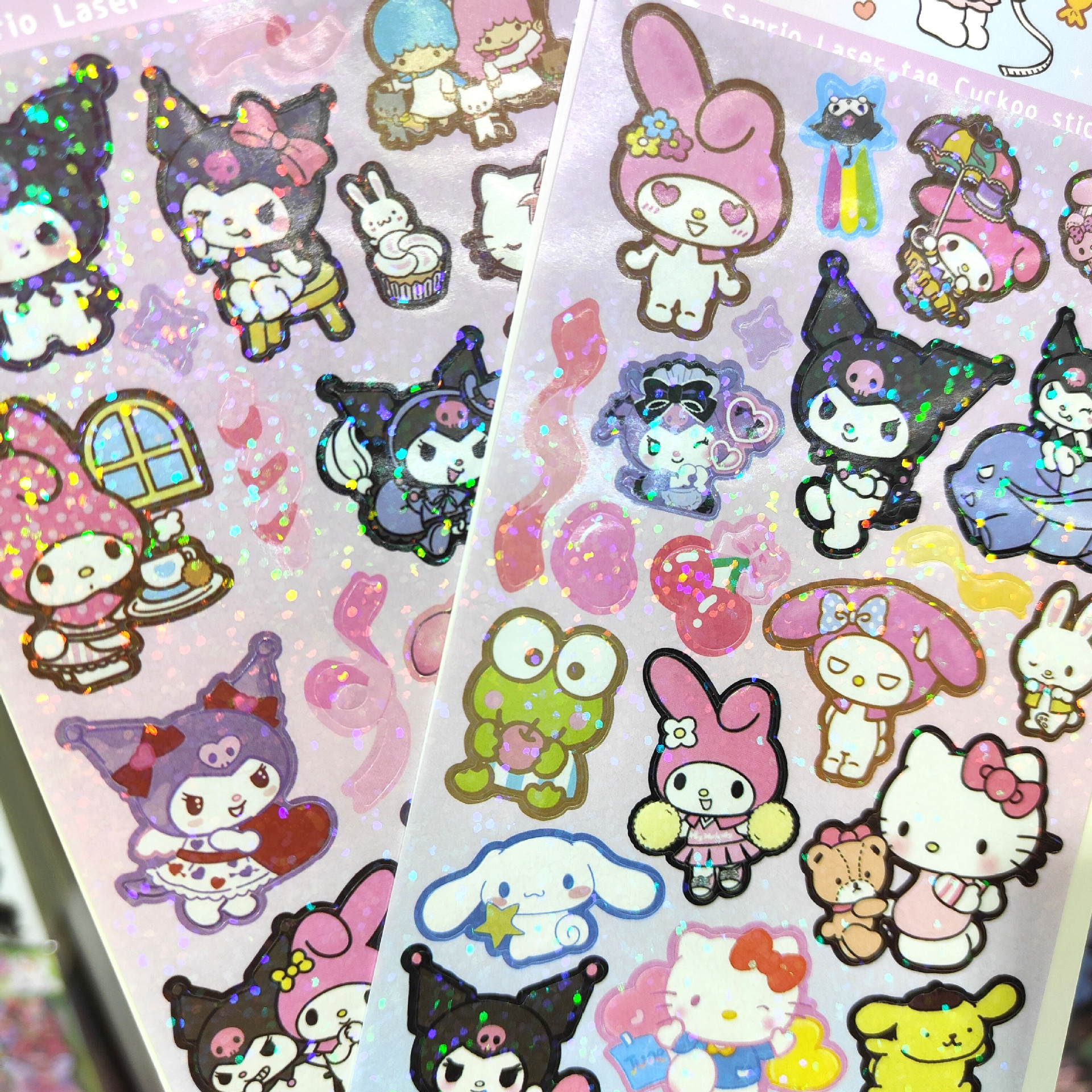 Japanese Sanrio Clow M Melody Big Ear Dog Goo Card Sticker Pacha Dog Clow M Notebook Mobile Phone Decoration