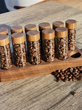 批发咖啡豆保存罐咖啡粉密封罐单向排气阀储存罐储豆养豆罐茶叶闻