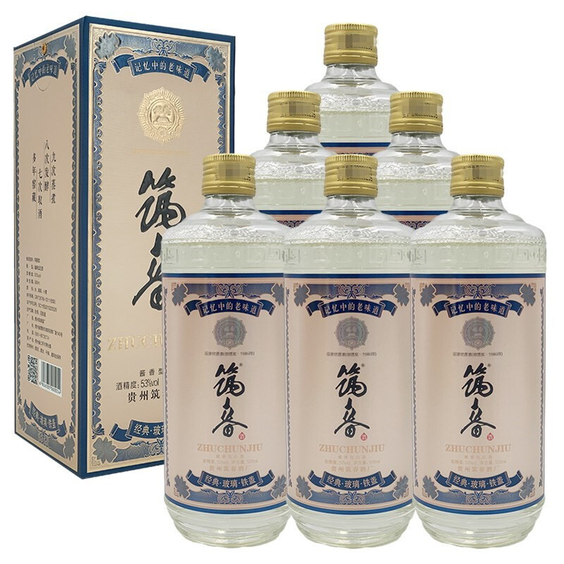 白酒批发供应 筑春铁盖 53度酱香型白酒 500ml*6瓶整箱量大从优
