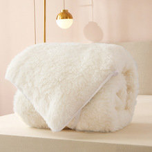澳洲纯羊毛床垫床褥冬天保暖防潮羊羔绒软垫子可折叠学生双人垫被