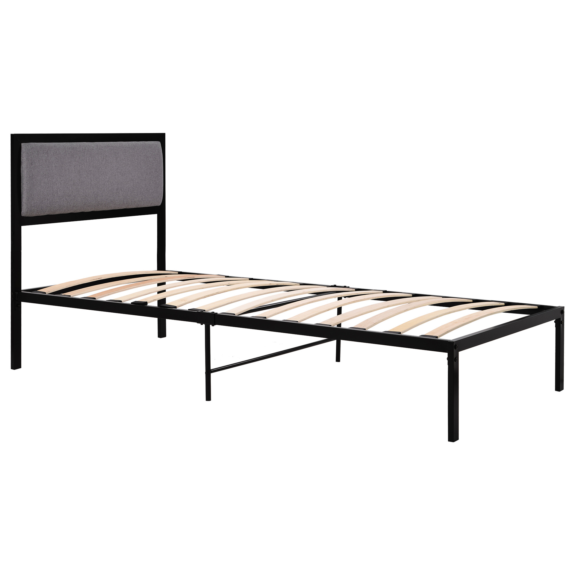 英国单人床床架金属床架亚马逊大健云仓现货直发英国一件代发分销