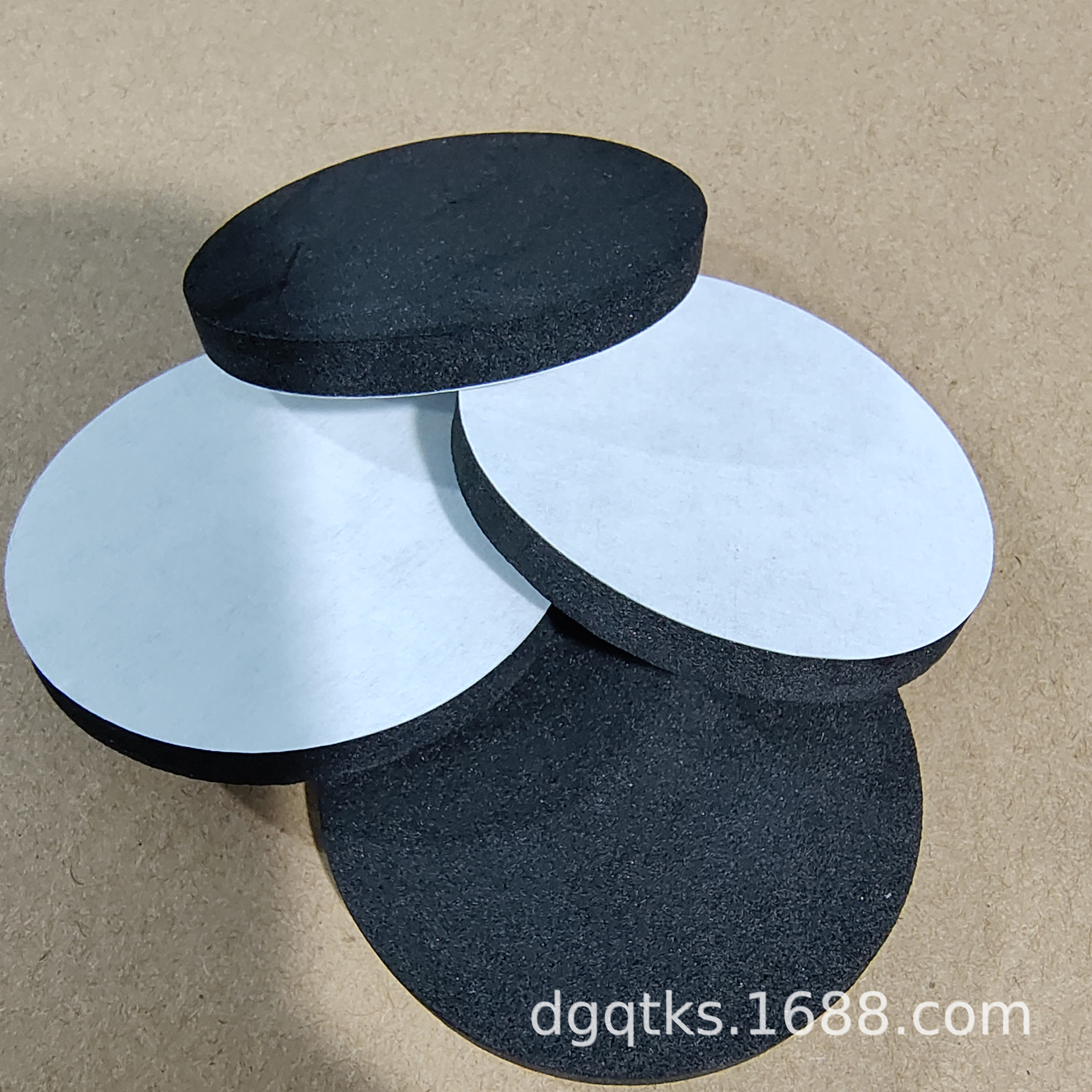 自粘eva圆形胶垫 防滑减震缓冲垫片 电子电器家居茶盘底座垫片