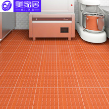 酒店厨房红地砖300x300防滑红缸砖专用吸水瓷砖天台露台防潮砖