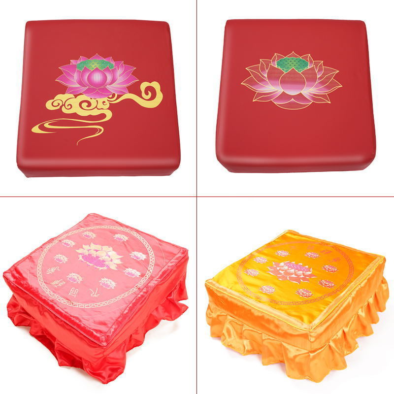 佛教用品拜佛垫子跪拜垫寺庙家用磕头拜佛凳莲花拜垫佛堂用品拜垫