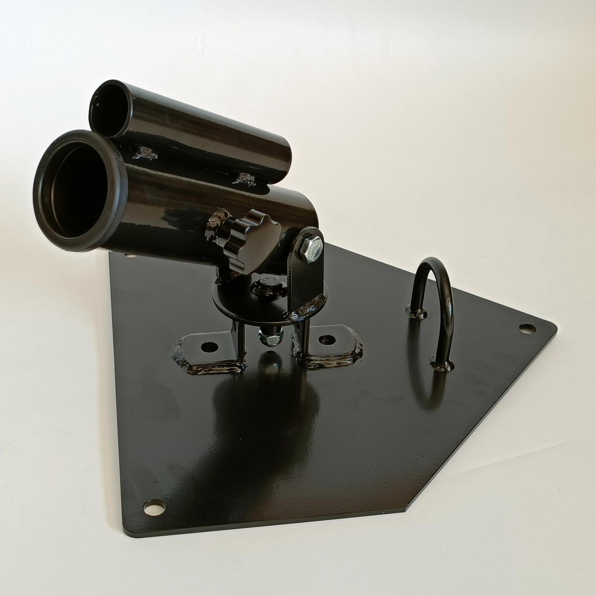 核心训练硬拉炮筒架大小管 双炮筒墙角地面炮台通用