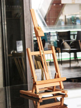 博艺轩画材 桌面台式画架画板榉木展示广告架折叠写生素描小画架