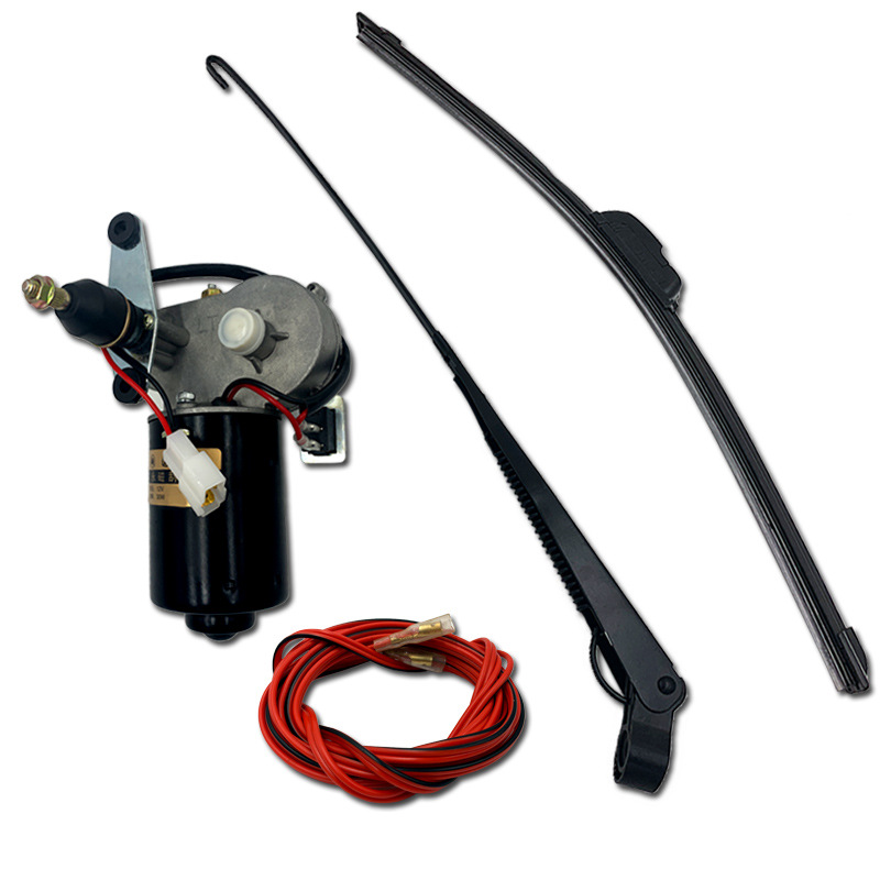 篷车三轮车雨刮器电动瓶车雨刷摩托车汽车四轮雨刮条电机老年代步