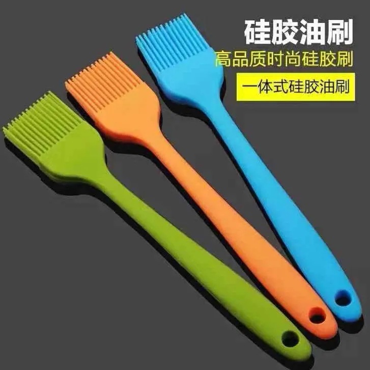 家用耐高温油刷子厨房烙饼硅胶油刷烘焙烧烤刷不掉毛烧烤刷油刷子