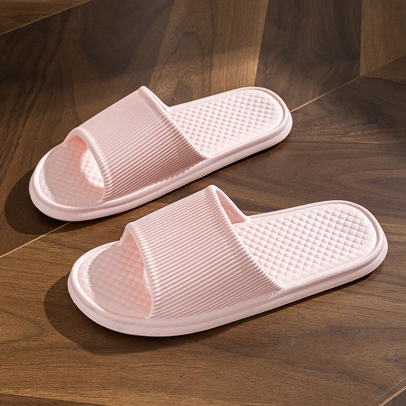 Qida Shun 2024 New Home Slippers Summer Men and Women Couple Indoor Slippers Wear-Resistant EVA Bathroom Slippers