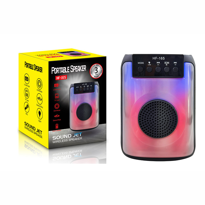 Flame Lamp Wireless Bluetooth 3-Inch Mini Speaker Outdoor Portable Card Usb Audio